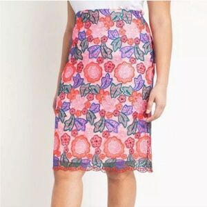 Eloquii 28 Lace Column Skirt